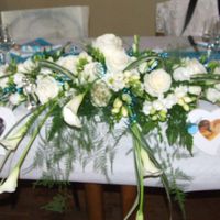 Bouquet de table offert par mon témoin