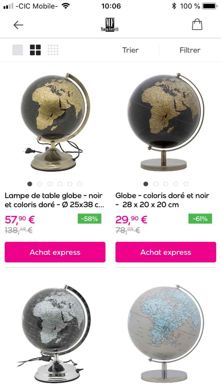 Globes en vente sur Vente Privée!! 🌎🌍🌏 - 1