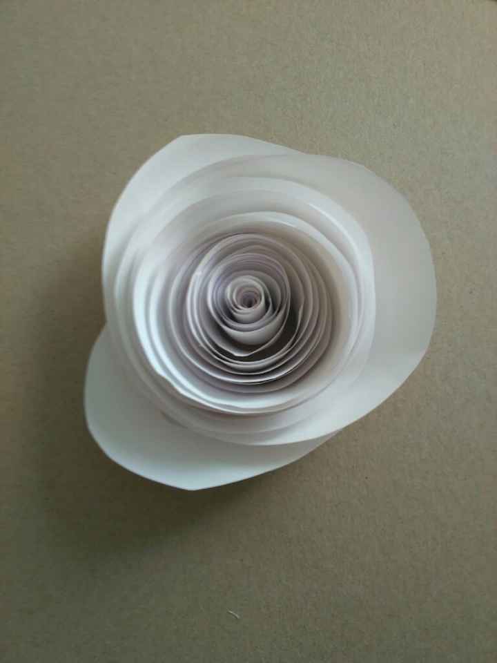 Essai fleur papier - 1