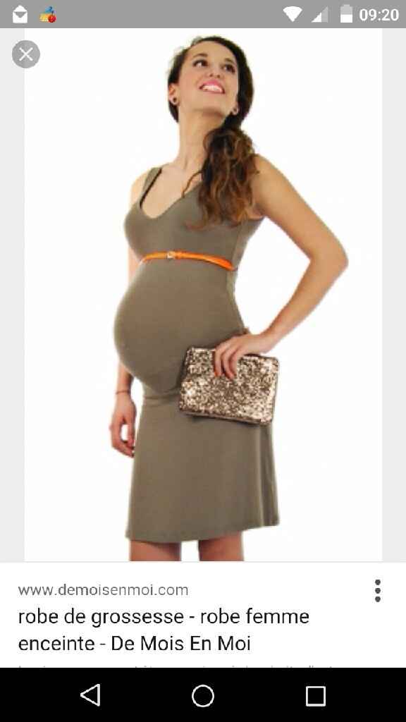 Invitée a un mariage pour le 17/07/2016 - que porter étant enceinte? - 1