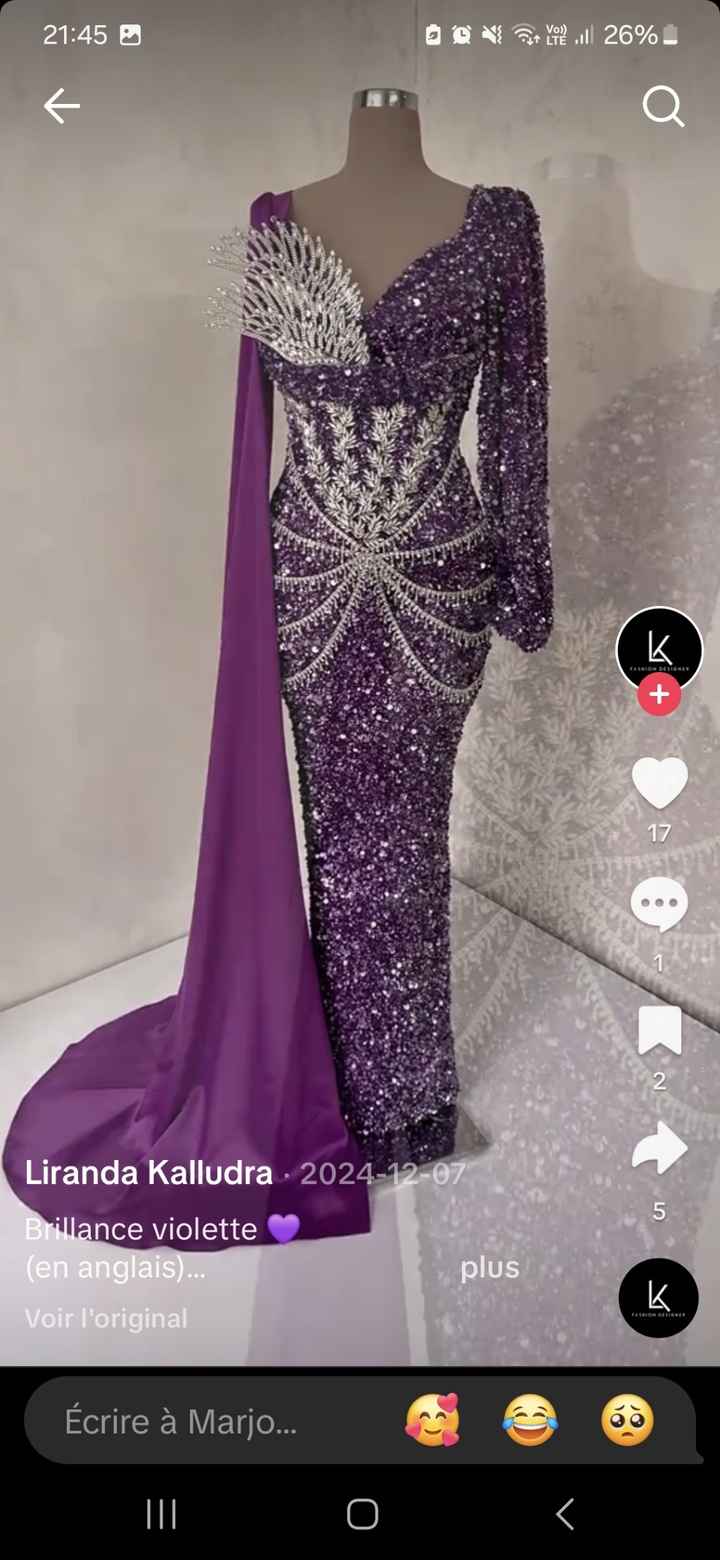Robe de la temoin - 2