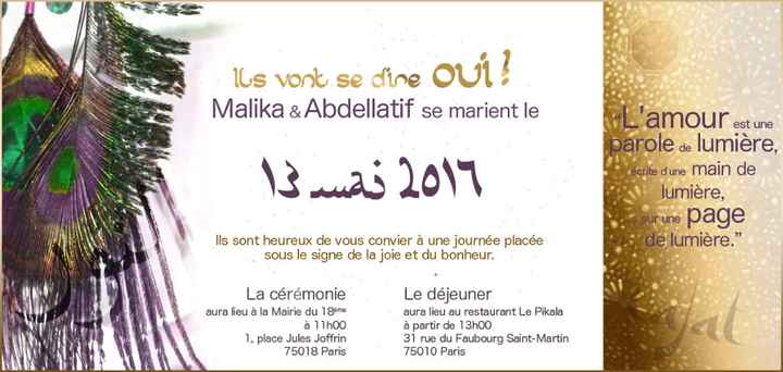 Notre faire-part ! Quelque chose de magique