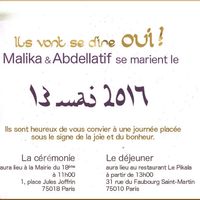 Notre faire-part ! Quelque chose de magique