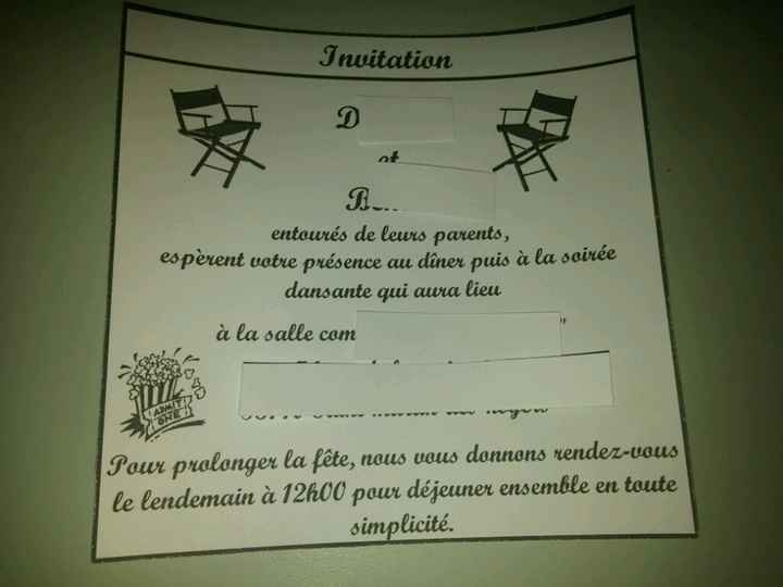 Mes faire parts ... doute esthétisme - 3