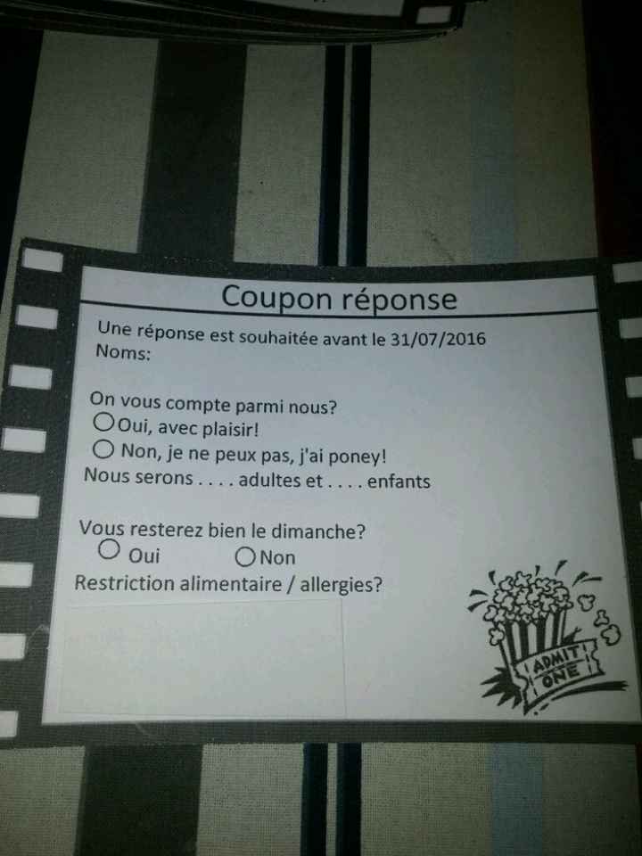 Mes faire parts ... doute esthétisme - 3