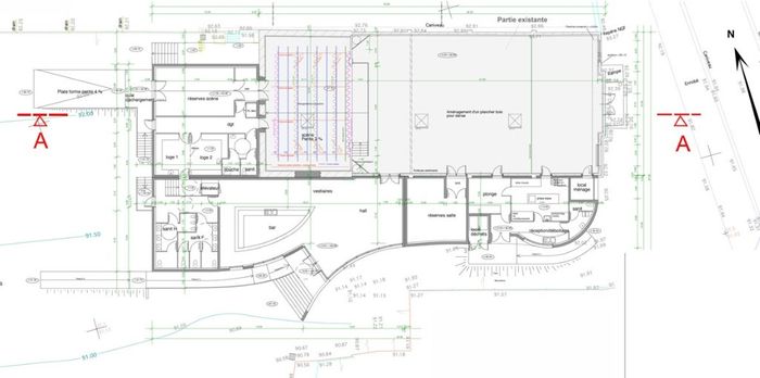 plan de la salle