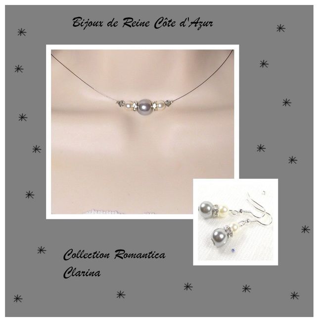 parure avec du gris