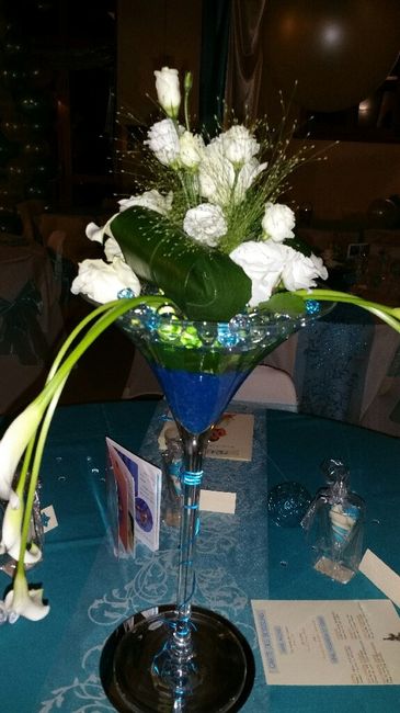 1er essai fleuriste - vase martini - 1