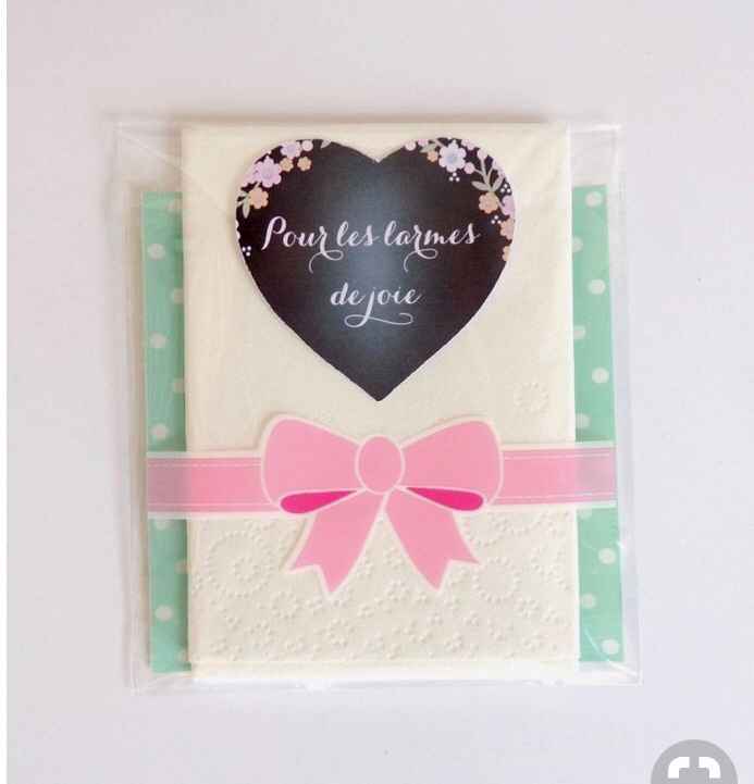 Pochettes larmes de joie - 6