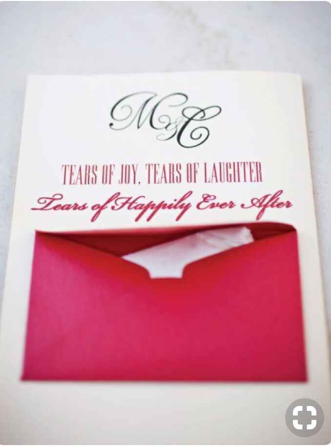 Pochettes larmes de joie - 7