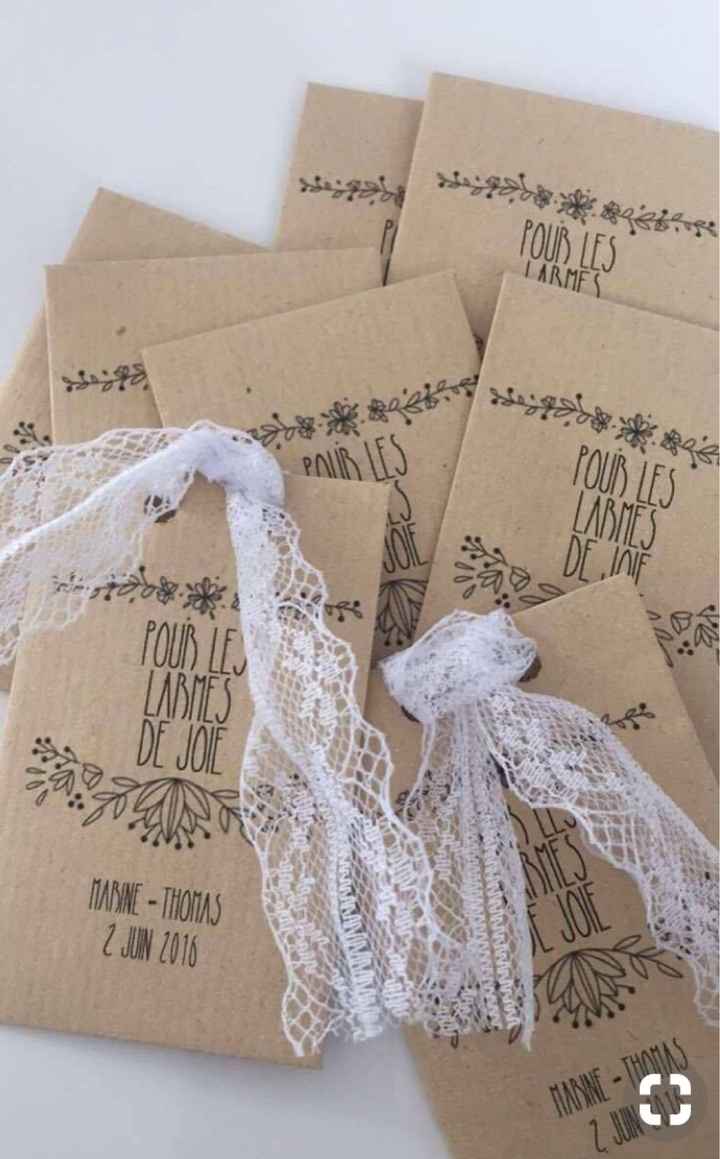 Pochettes larmes de joie - 10