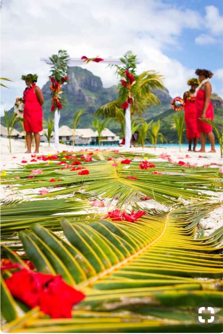 Mariage polynésien / tropical - 1