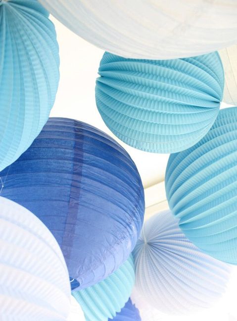 Mariage bleu / paillette 6