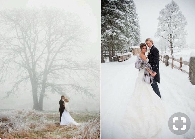 Des photos de couples sous la neige ❄️ 6