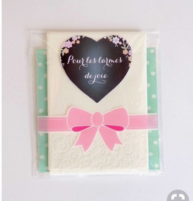 Pochettes larmes de joie - 6