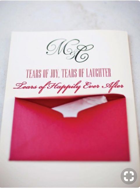 Pochettes larmes de joie - 7