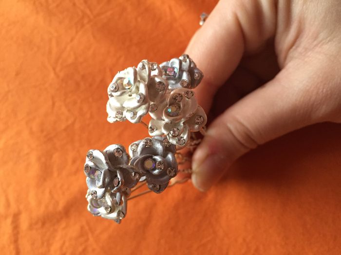 Bijoux de tête prêtés par ma super témoin 🤩😍 - 2