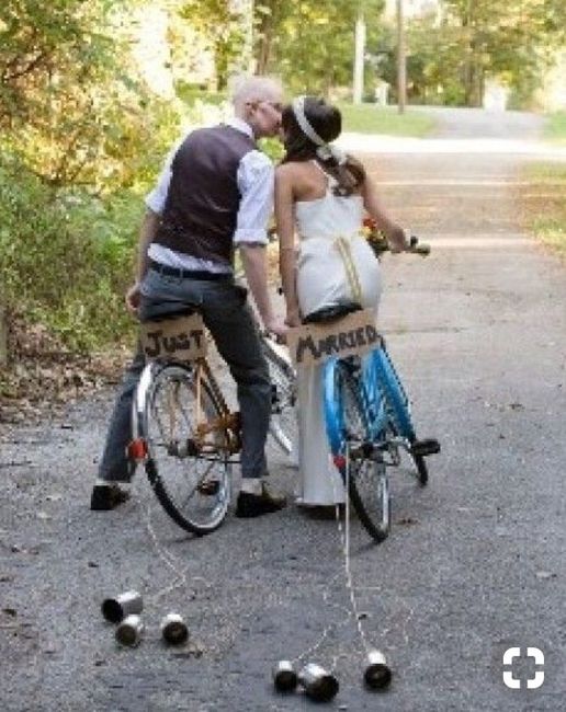 Mariage + bicyclette = romantisme - 12