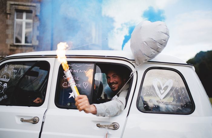 La mythique 4L en mode voiture balais 💙