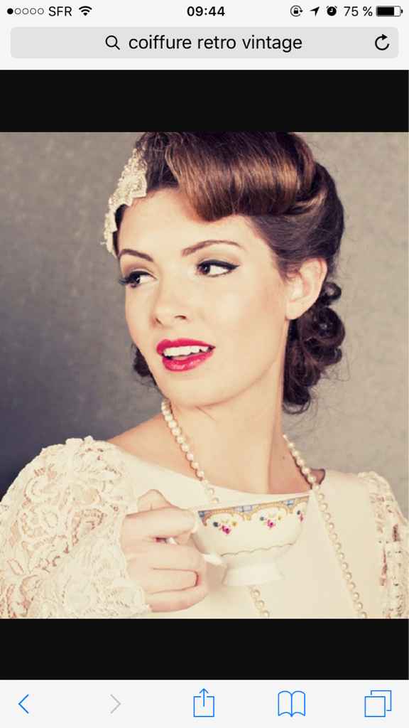 Idée chignon strict - 2