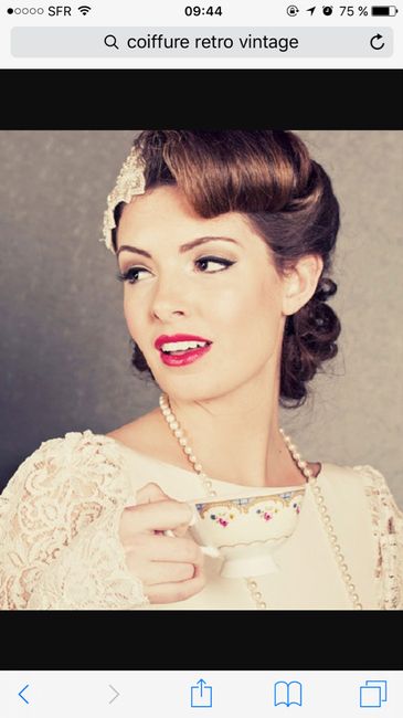 Idée chignon strict - 2