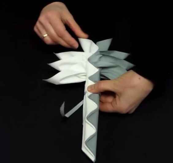 pliage serviette
