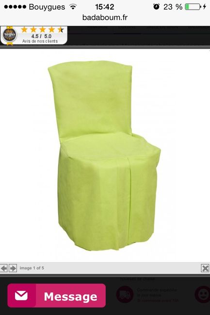Housse de chaise/noeud - 1