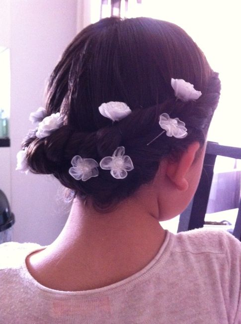 Essaye coiffure ma fille enfant d'honneur - 2