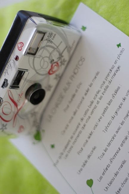 appareil  photo + liste du jeux
