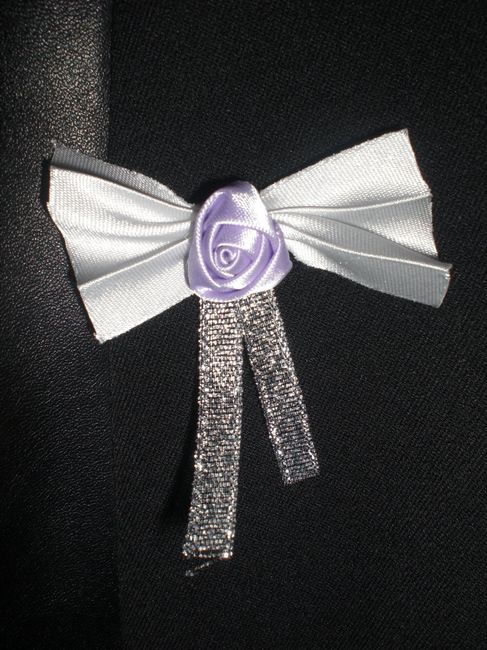 boutonnière satin