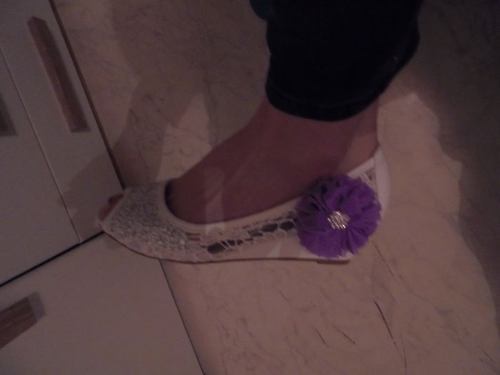 mes chaussures avec fleur