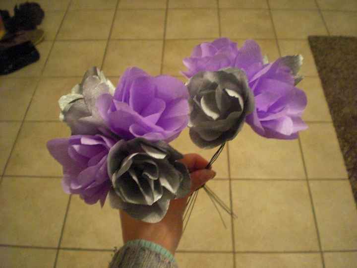 création de petit bouquet pour les bancs d'église