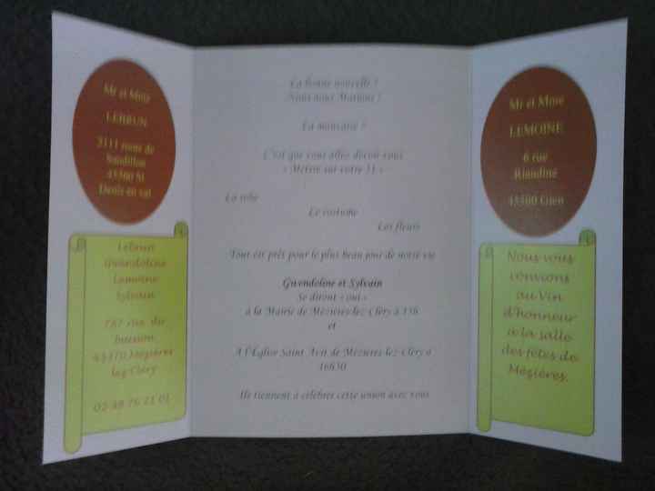 Photo de vos faire part!!!!! - 2