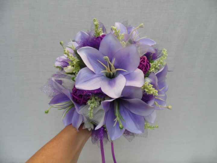 bouquet violet/parme