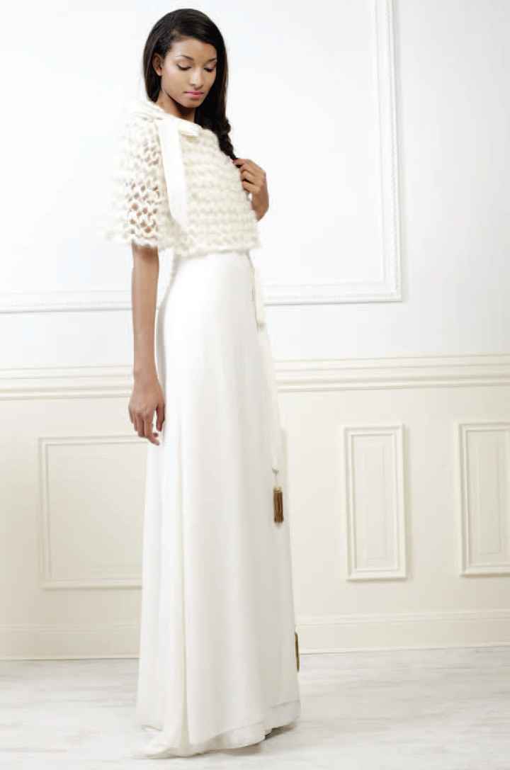 robe mariée hivernale
