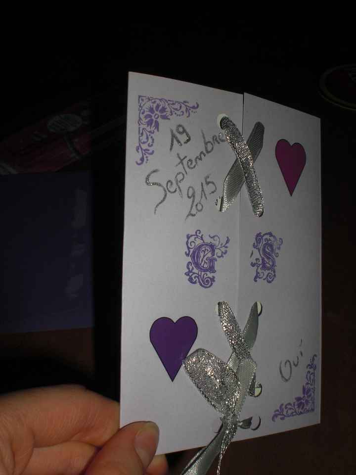 faire part rectifier