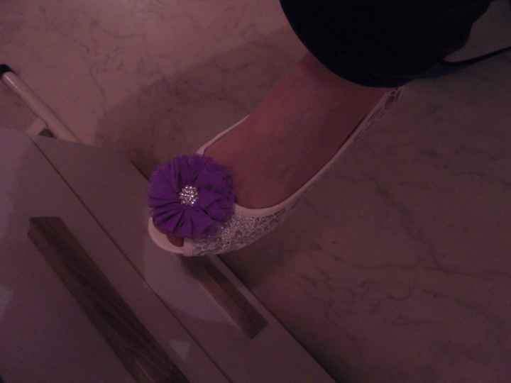 mes chaussures avec fleurs