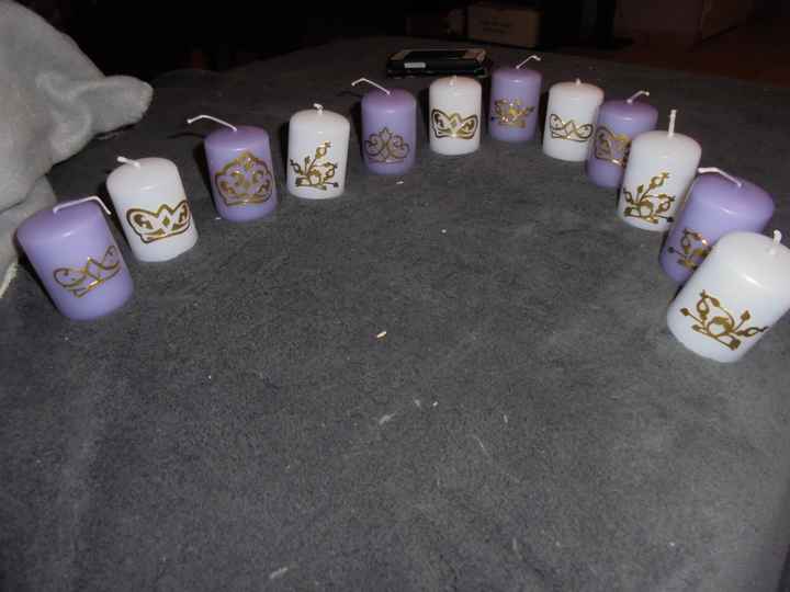 mes bougies DIY