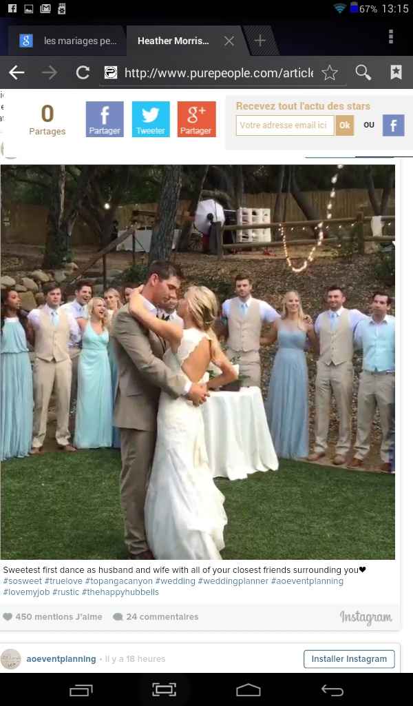 Ce we mariage de heather morris ( série glee) et taylor hubbell - 3