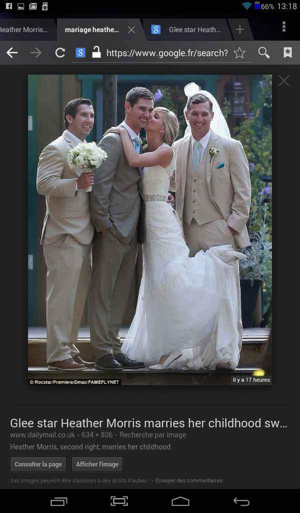 Ce we mariage de heather morris ( série glee) et taylor hubbell - 4