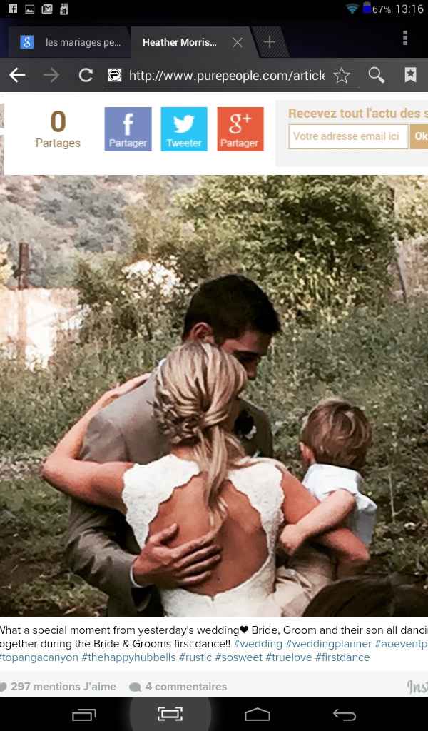 Ce we mariage de heather morris ( série glee) et taylor hubbell - 5
