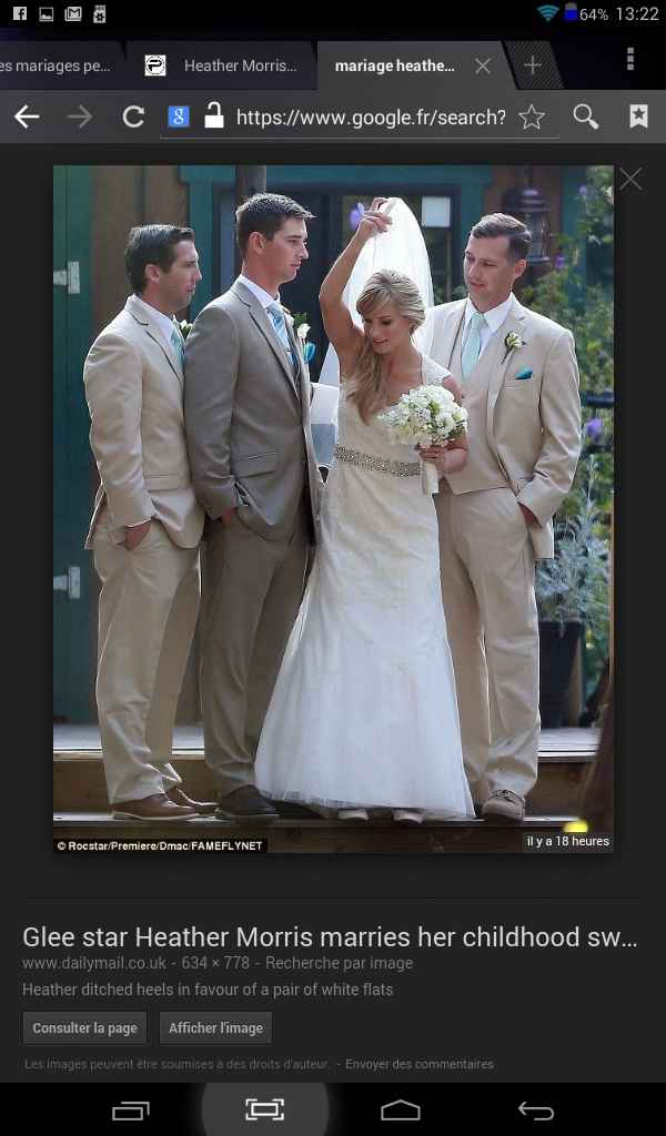Ce we mariage de heather morris ( série glee) et taylor hubbell - 6