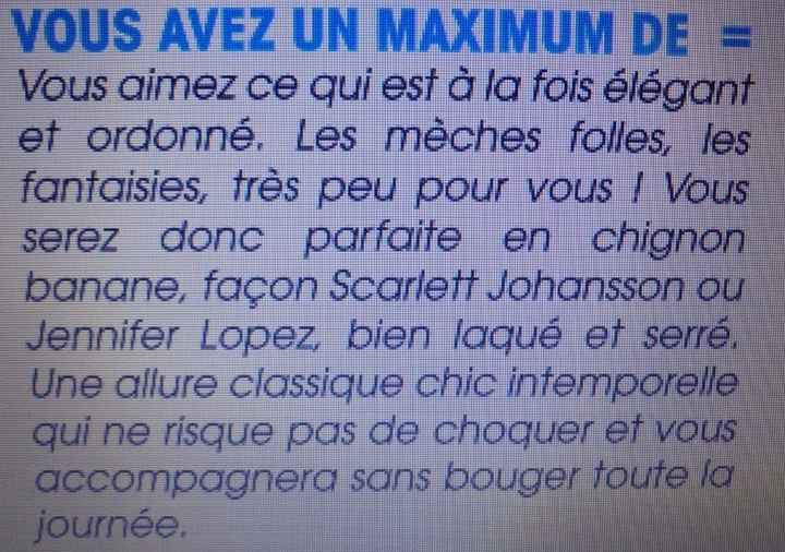 réponse quizz