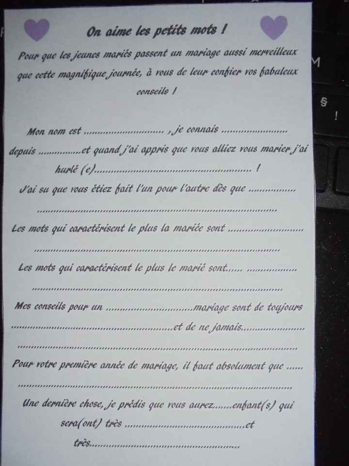les messages 