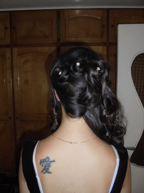 coiffure n°2 de dos
