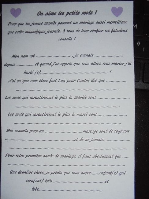 les messages 
