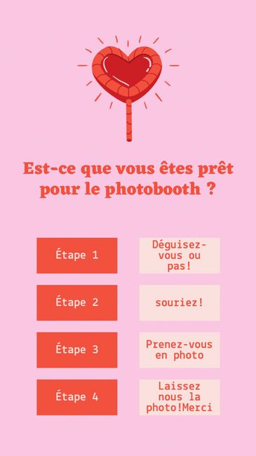 Affiche pour photobooth 2