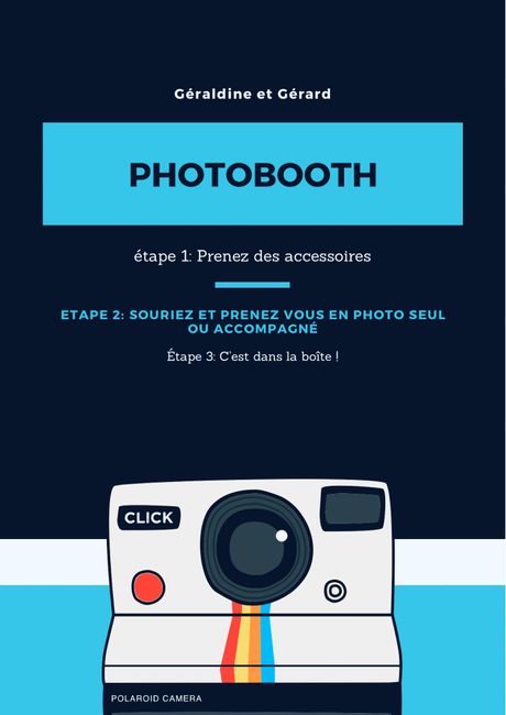 Affiche pour photobooth 3