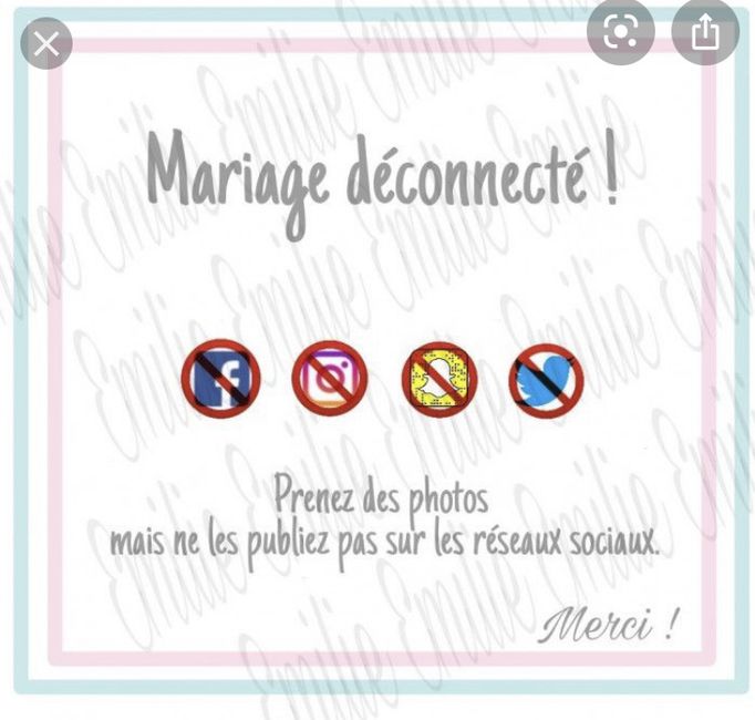 Pas de publication du jour j sur les reseaux... 2