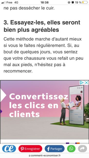 Chaussures trop petites 2